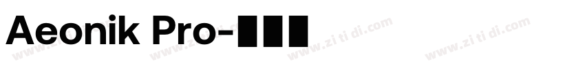 Aeonik Pro字体转换